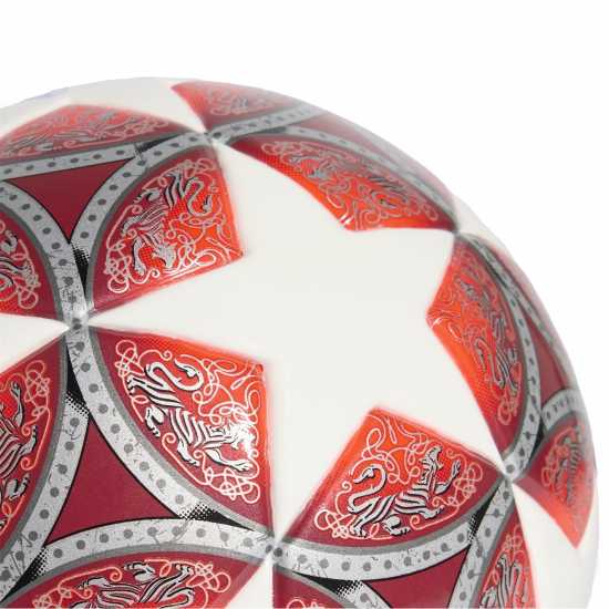 Adidas Womens Uefa Champions League Mini Football 2025 2026 White/Red Adidas Womens Uefa Champions League Mini Football 2025 2026 White/Red