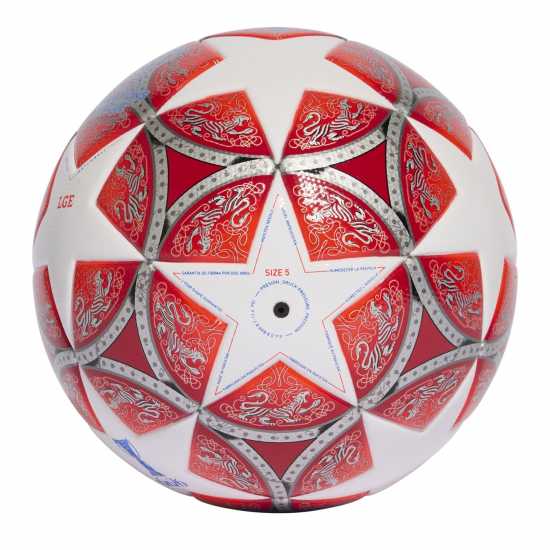 Adidas Womens Uefa Champions League Football 2025 2026 White/Red Adidas Womens Uefa Champions League Football 2025 2026 White/Red