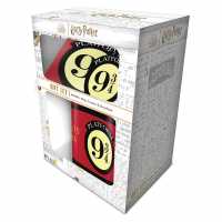 Character Harry Potter Platform 9 3/4 Mug, Coaster & Keychain Novelty Gift Set  