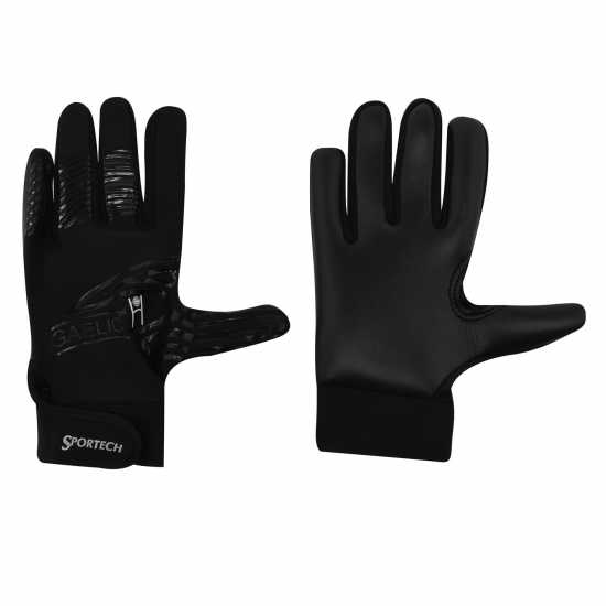 Sportech Gaa Gloves Senior Black 