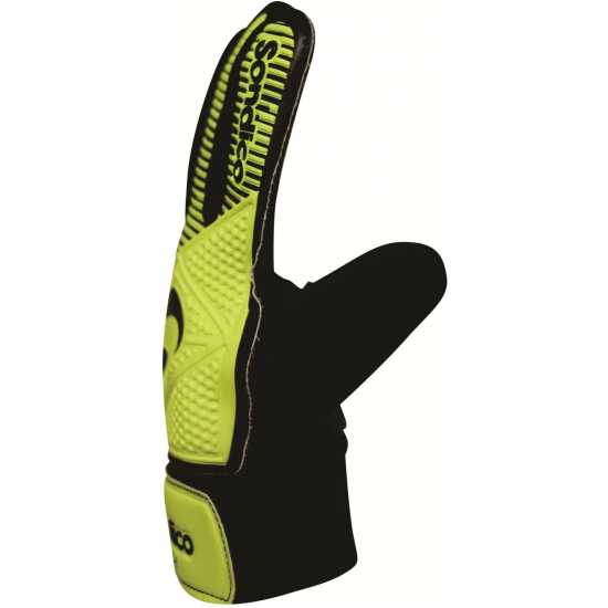 Sondico Детски Вратарски Ръкавици Match Goalkeeper Gloves Junior Yellow/Black Вратарски ръкавици и облекло