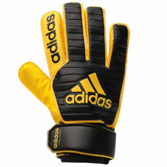 Adidas Мъжки Ръкавици Classic Training Goalkeeper Gloves Mens Black/Yellow Вратарски ръкавици и облекло