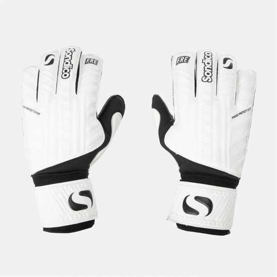 Вратарски ръкавици и облекло Sondico Детски Вратарски Ръкавици Aerospine Goalkeeper Gloves Juniors Бяло/Черно Sondico Детски Вратарски Ръкавици Aerospine Goalkeeper Gloves Juniors Бяло/Черно Вратарски ръкавици и облекло