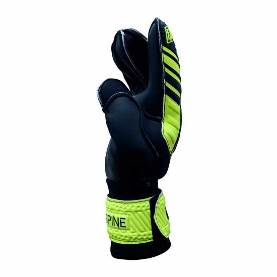 Sondico Вратарски Ръкавици Aerospine Goalkeeper Gloves Black/Yellow Вратарски ръкавици и облекло