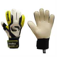 Sondico Вратарски Ръкавици Aquaspine Goalkeeper Gloves White/Yellow Вратарски ръкавици и облекло