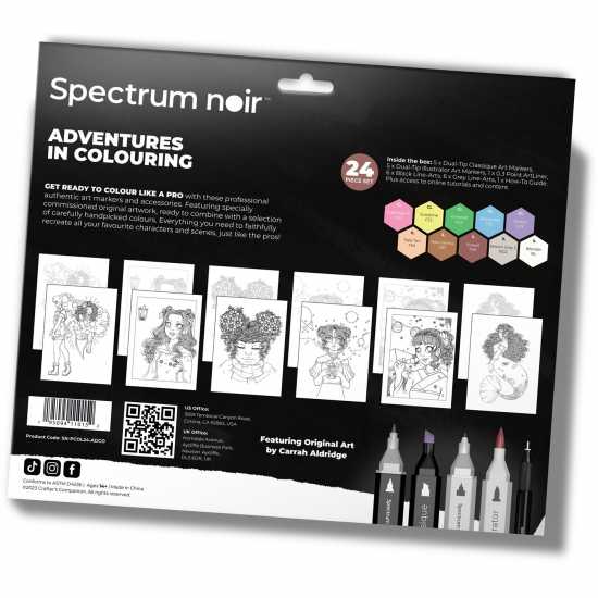 Spectrum Noir Pro Art Kit - Adventure In Colouring  Подаръци и играчки