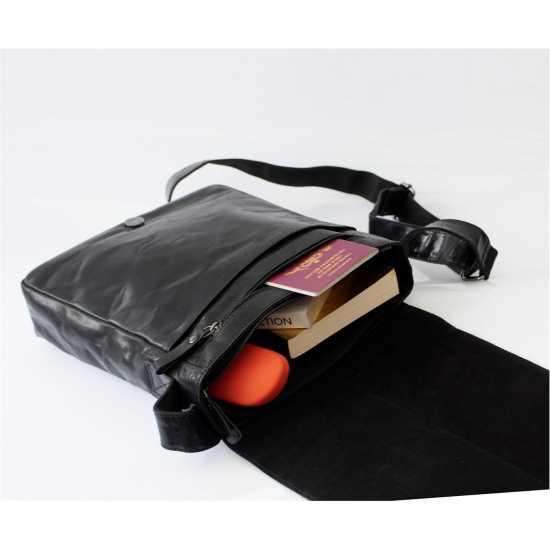 Пощальонска Чанта Gl10 Collection Bridge Messenger Bag Black Портфейли