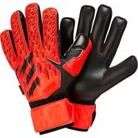 Adidas Вратарски Ръкавици Predator Match Goalkeeper Gloves Fingersave SolarRed/Black Вратарски ръкавици и облекло