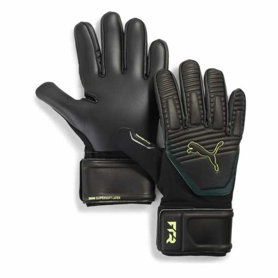 Puma Future Match Goalkeeper Glove Juniors Black/Green Вратарски ръкавици и облекло
