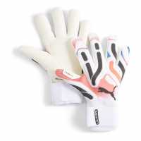 Puma Ultra Ultimate Goalkeeper Glove White/Blue Вратарски ръкавици и облекло