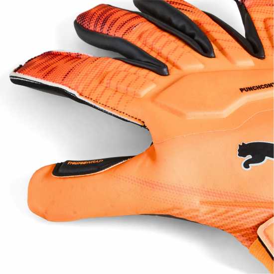 Puma Вратарски Ръкавици Ultra Ultimate Hybrid Adults Goalkeeper Gloves Оранжево/Черно 