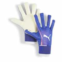 Puma Вратарски Ръкавици Ultra Ultimate Hybrid Adults Goalkeeper Gloves Лилаво/Червено Вратарски ръкавици и облекло