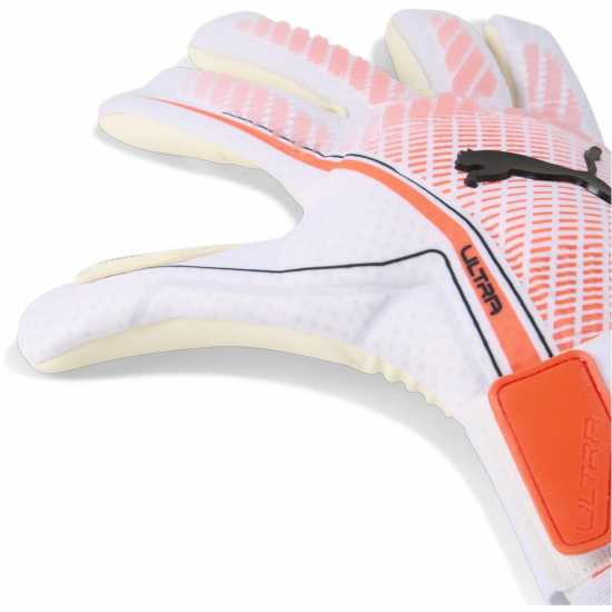 Puma Вратарски Ръкавици Ultra Ultimate Hybrid Adults Goalkeeper Gloves Бяло/Червено Вратарски ръкавици и облекло
