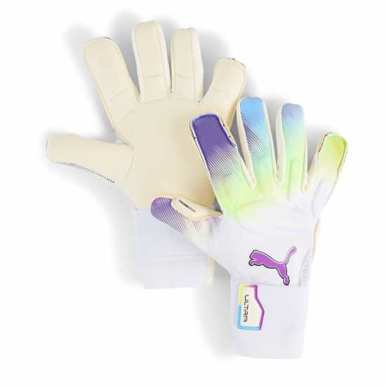 Вратарски ръкавици и облекло Puma Вратарски Ръкавици Ultra Ultimate Hybrid Adults Goalkeeper Gloves Бяло/Лилаво Puma Вратарски Ръкавици Ultra Ultimate Hybrid Adults Goalkeeper Gloves Бяло/Лилаво Вратарски ръкавици и облекло