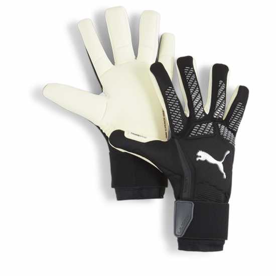 Вратарски ръкавици и облекло Puma Вратарски Ръкавици Ultra Ultimate Hybrid Adults Goalkeeper Gloves Черно/сребро Puma Вратарски Ръкавици Ultra Ultimate Hybrid Adults Goalkeeper Gloves Черно/сребро Вратарски ръкавици и облекло