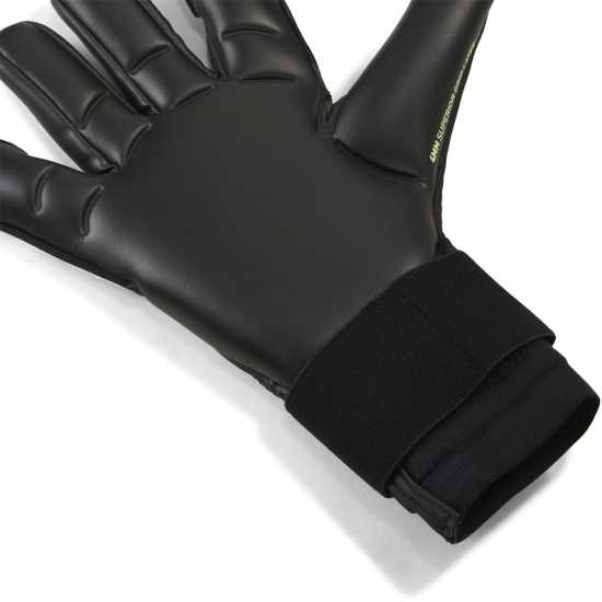 Puma Вратарски Ръкавици Ultra Ultimate Hybrid Adults Goalkeeper Gloves Black/Green Вратарски ръкавици и облекло