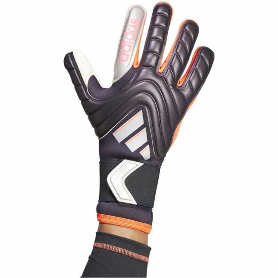 Adidas Вратарски Ръкавици Copa Pro Promo Goalkeeper Gloves Adults Черно/Платина/Тюрбо Вратарски ръкавици и облекло