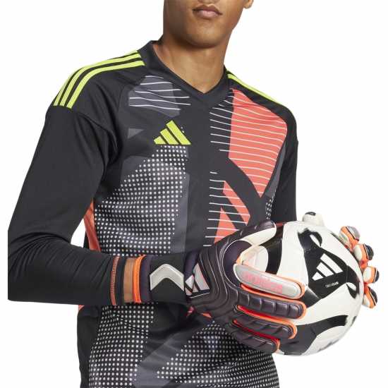Adidas Вратарски Ръкавици Copa Pro Promo Goalkeeper Gloves Adults Черно/Платина/Тюрбо Вратарски ръкавици и облекло
