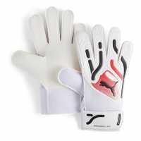 Puma Ultra Play Goalkeeper Glove Jnr White/Blue Вратарски ръкавици и облекло