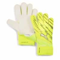 Puma Вратарски Ръкавици Ultra Play Rc Juniors Goalkeeper Gloves Lime/Black 