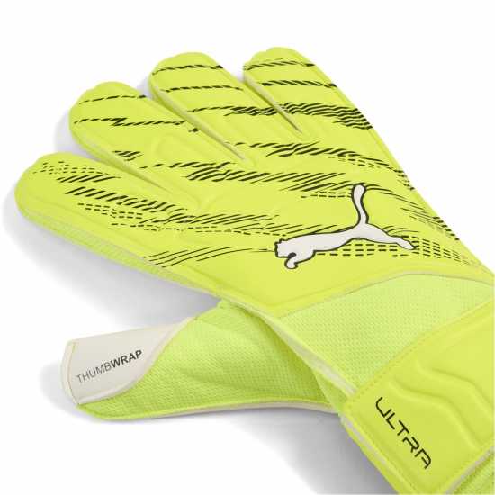 Puma Вратарски Ръкавици Ultra Play Rc Juniors Goalkeeper Gloves Lime/Black 