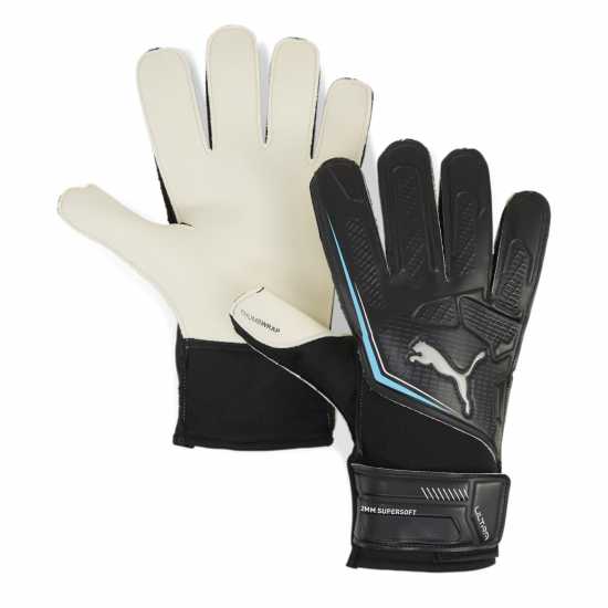 Puma Вратарски Ръкавици Ultra Play Rc Juniors Goalkeeper Gloves Черно/Синьо Вратарски ръкавици и облекло