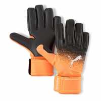 Puma Вратарски Ръкавици Grip 1 Negative Cut Goalkeeper Gloves Black/Orange Вратарски ръкавици и облекло