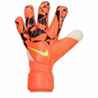Nike Вратарски Ръкавици Mercurial Grip Goalkeeper Gloves Оранжево/Черно 