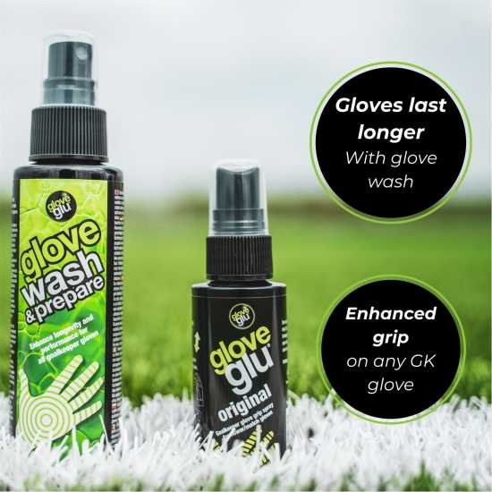 Wash N Glu Goalkeeper Glove Kit  