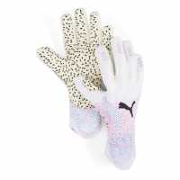 Puma Future Ultimate Goalkeeper Glove White/Pink Вратарски ръкавици и облекло