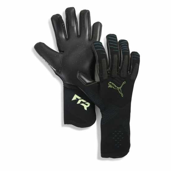 Puma Вратарски Ръкавици Future Ultimate Goalkeeper Gloves Adults Black/Green Вратарски ръкавици и облекло