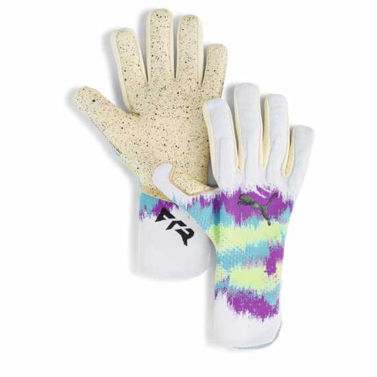 Вратарски ръкавици и облекло Puma Вратарски Ръкавици Future Ultimate Goalkeeper Gloves Adults Бяло/Лилаво Puma Вратарски Ръкавици Future Ultimate Goalkeeper Gloves Adults Бяло/Лилаво Вратарски ръкавици и облекло