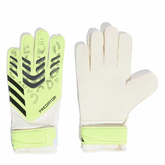 Adidas Вратарски Ръкавици Predator Training Goalkeeper Gloves Adults Lemon/Black Вратарски ръкавици и облекло