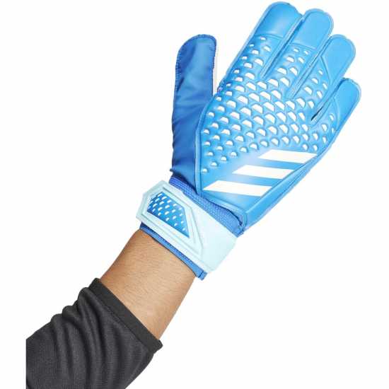 Adidas Мъжки Ръкавици Predator Training Goalkeeper Gloves Mens Blue/White Вратарски ръкавици и облекло