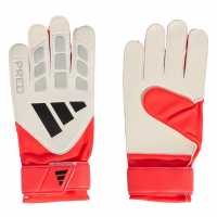 Adidas Вратарски Ръкавици Predator Training Goalkeeper Gloves Adults White/Red 