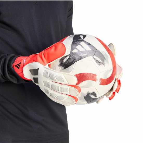 Adidas Вратарски Ръкавици Predator Training Goalkeeper Gloves Adults White/Red Adidas Вратарски Ръкавици Predator Training Goalkeeper Gloves Adults White/Red