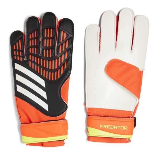 Adidas Вратарски Ръкавици Predator Training Goalkeeper Gloves Adults Черно/Червено Вратарски ръкавици и облекло