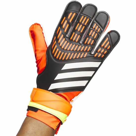 Adidas Вратарски Ръкавици Predator Training Goalkeeper Gloves Adults Черно/Червено Вратарски ръкавици и облекло