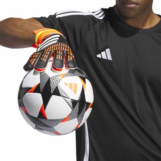 Adidas Вратарски Ръкавици Predator Training Goalkeeper Gloves Adults Черно/Червено Вратарски ръкавици и облекло