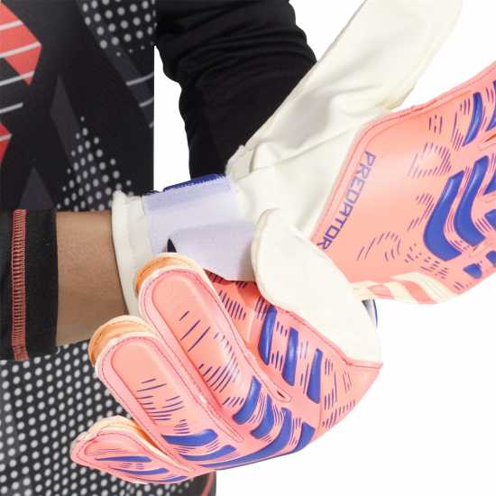 Adidas Вратарски Ръкавици Predator Training Goalkeeper Gloves Adults Оранжево/Бяло Adidas Вратарски Ръкавици Predator Training Goalkeeper Gloves Adults Оранжево/Бяло