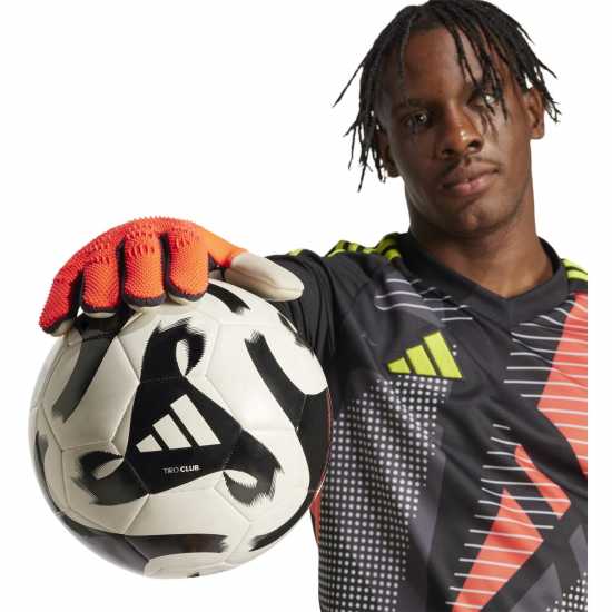 Adidas Вратарски Ръкавици Predator Pro Goalkeeper Gloves Adults Розово/Черно Вратарски ръкавици и облекло
