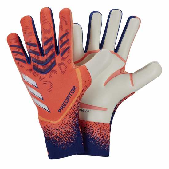 Adidas Вратарски Ръкавици Predator Pro Goalkeeper Gloves Adults Оранжево/Бяло 