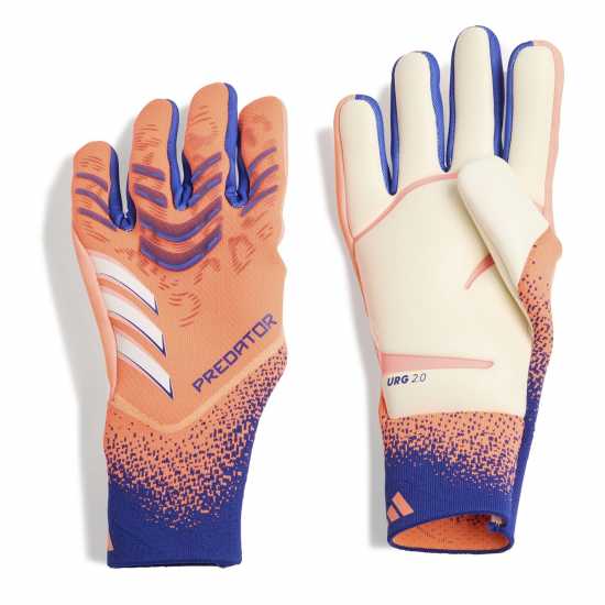 Adidas Вратарски Ръкавици Predator Pro Goalkeeper Gloves Adults Оранжево/Бяло 