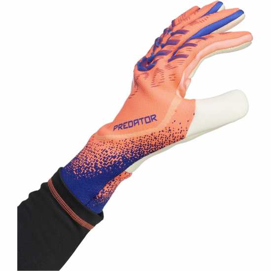 Adidas Вратарски Ръкавици Predator Pro Goalkeeper Gloves Adults Оранжево/Бяло 