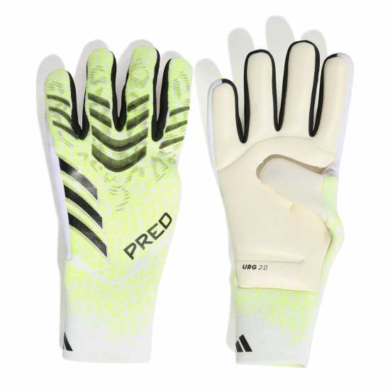 Adidas Вратарски Ръкавици Predator Pro Goalkeeper Gloves Adults Лимон/Черен 