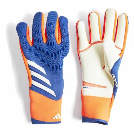 Adidas Вратарски Ръкавици Predator Pro Goalkeeper Gloves Adults Синьо/Червено Вратарски ръкавици и облекло