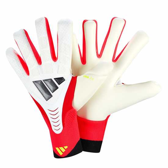 Adidas Вратарски Ръкавици Predator Pro Goalkeeper Gloves Adults White/Red 