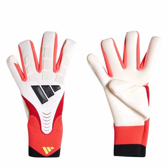 Adidas Вратарски Ръкавици Predator Pro Goalkeeper Gloves Adults White/Red 