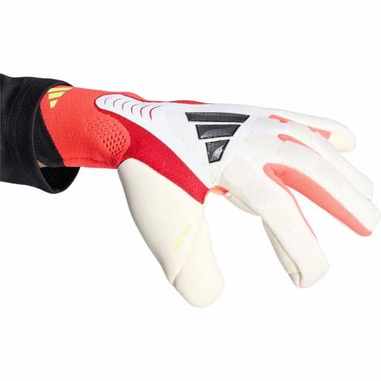 Adidas Вратарски Ръкавици Predator Pro Goalkeeper Gloves Adults White/Red 