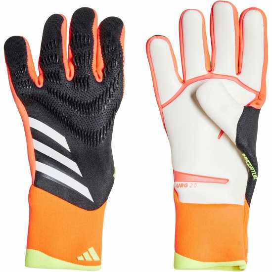 Adidas Вратарски Ръкавици Predator Pro Goalkeeper Gloves Adults Black/Red Вратарски ръкавици и облекло